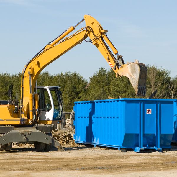 how many times can i have a residential dumpster rental emptied in Holly Hills Colorado